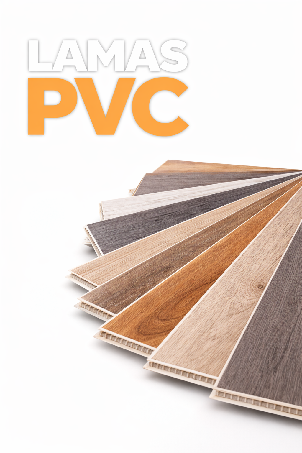 Catálogo de acabados lamas PVC - variedad de tonos madera